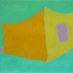 Two Walls (Ochre, Viridian, Violet)